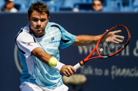 Welches Gesicht zeigt Stan Wawrinka in New York?