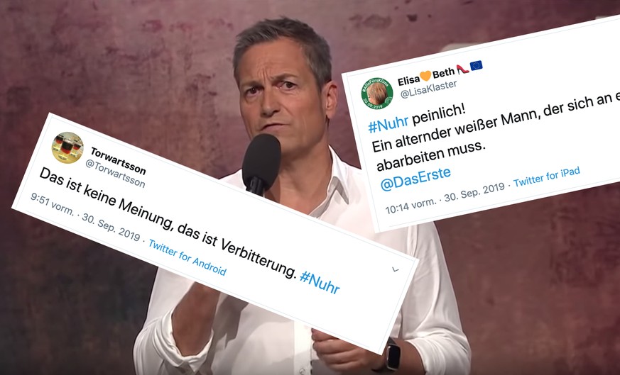 Der deutsche Comedian macht sich über die Klimastreik-Bewegung lustig ...