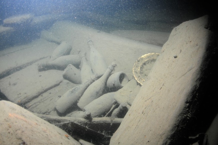 Das Schiffswrack mit den Champagner-Flaschen wurde 2010 gefunden.&nbsp;
