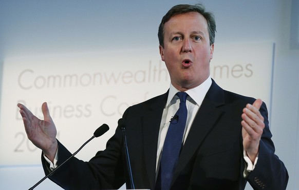 Doppeltes Spiel: Der britische Premier David Cameron.