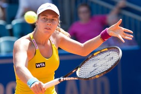 Stefanie Vögele ist in Topform.