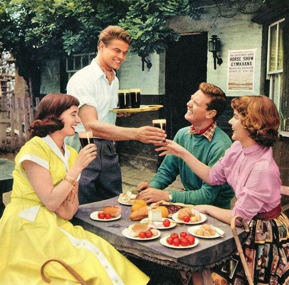 Retro-Gartenparty, 50er-Jahre https://i.pinimg.com/1200x/38/59/7f/38597f89702989caec626f53a1a01f96.jpg