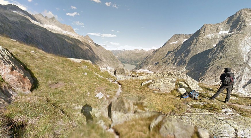Ein Ausblick auf der neuen Google Streetview-Wanderroute.&nbsp;