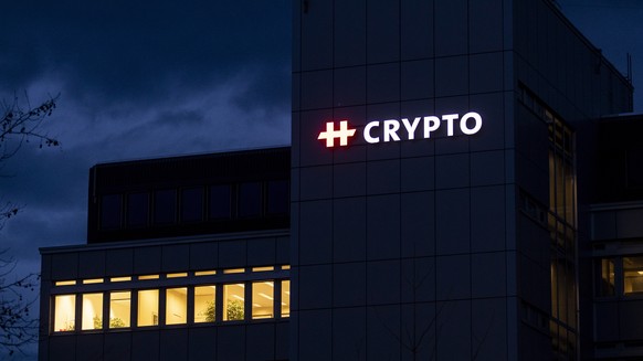 epa08215893 The headquarters of Crypto AG, 13 February 2020, in Steinhausen, Switzerland. The Swiss government ordered an inquiry after revelations Crypto AG was owned by US and German intelligence. E ...