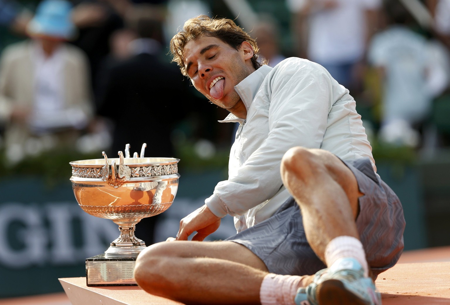 Ja, ist anstrengend, einen Major-Titel zu gewinnen. Darum schafft's Nadal auch nicht mehr Roger Federer einzuholen.