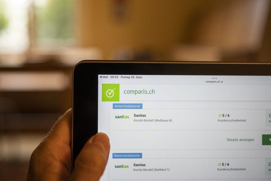 Eine der beliebtesten Websites der Schweiz: Comparis.ch