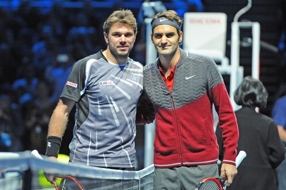 Bereits vor einem Jahr trafen Wawrinka und Federer bei den ATP Finals aufeinander.