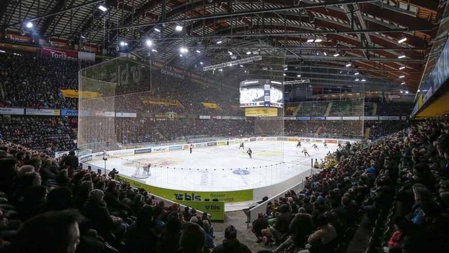 Über 14 Jahre der Arbeitsplatz von Marco Bührer: Die Postfinance Arena in Bern.