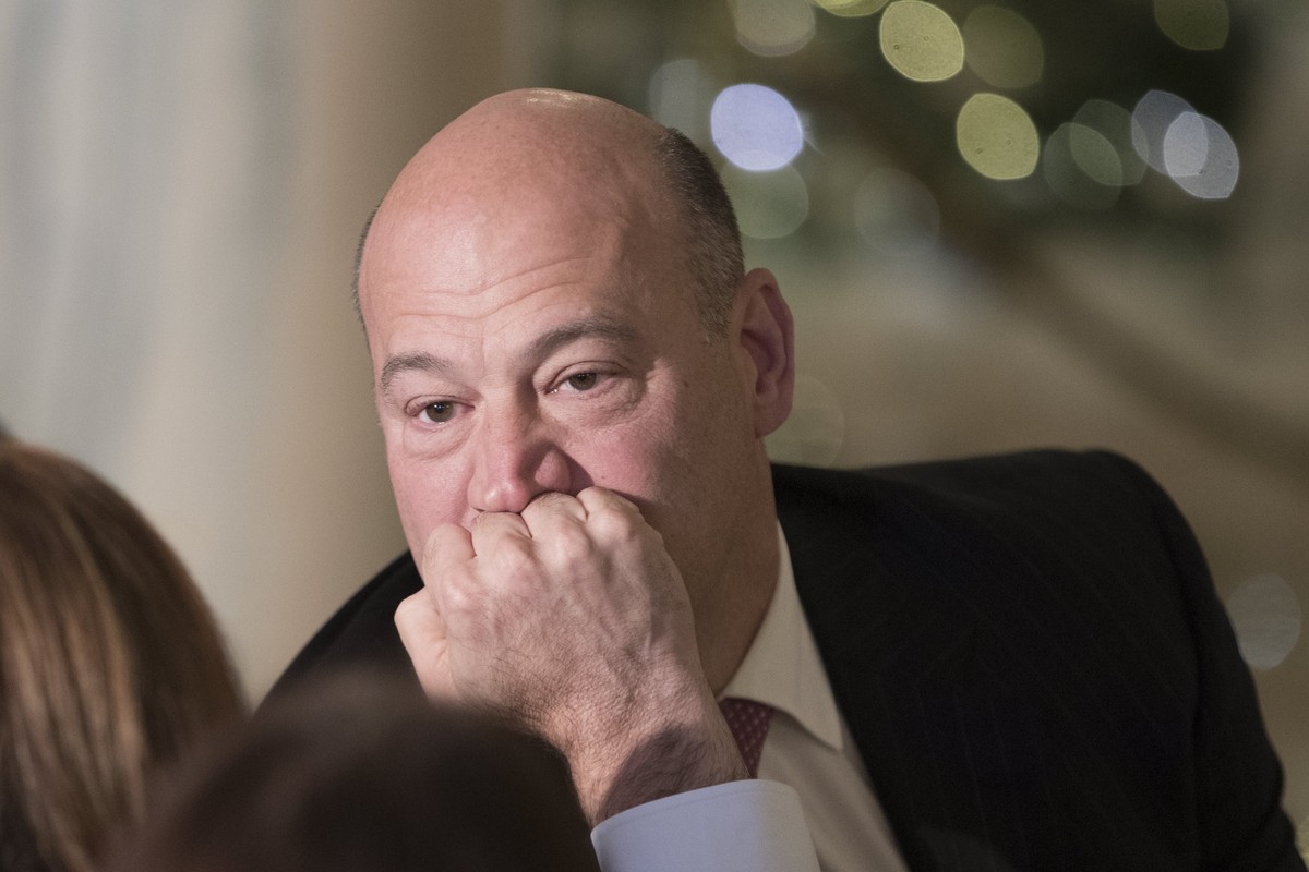 epa06388138 Director of the National Economic Council Gary Cohn attends an event before US President Donald J. Trump delivered remarks on a Republican-crafted tax plan, at the Grand Foyer of the White ...