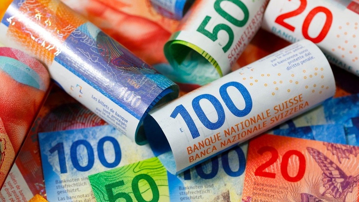 Schweizer Franken, Geldnoten, Geld