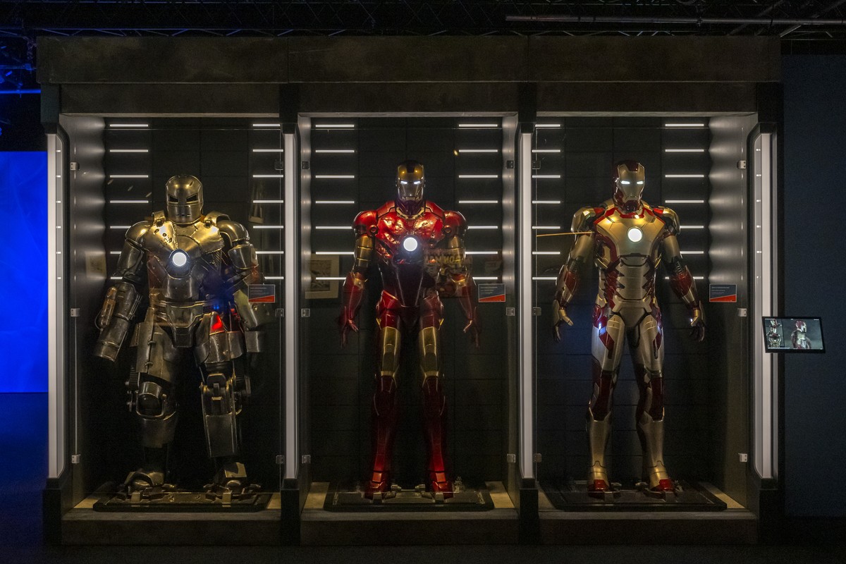Les différents Iron Man.