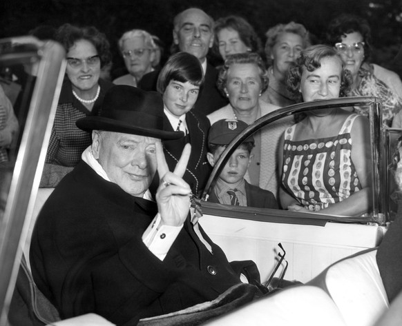 Norman Gobbis Vorbild: Winston Churchill.