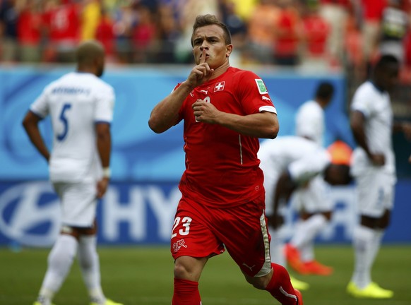 Xherdan Shaqiri erzielt gegen Honduras einen Hattrick.