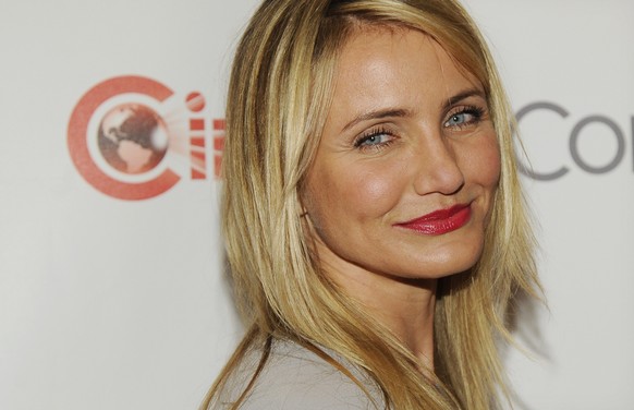 Cameron Diaz, a cast member in the upcoming film &quot;The Other Woman,&quot; poses before the 20th Century Fox presentation at CinemaCon 2014 on Thursday, March 27, 2014, in Las Vegas. (Photo by Chri ...