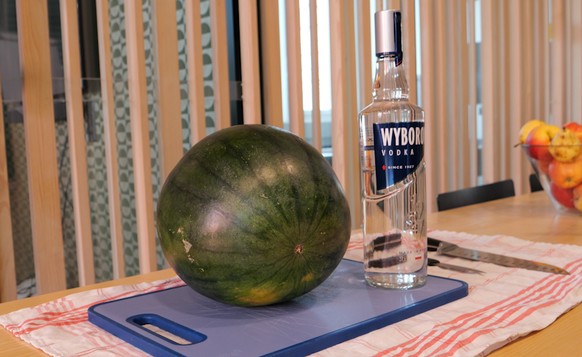 Die Watson-Wodka-Wassermelone!