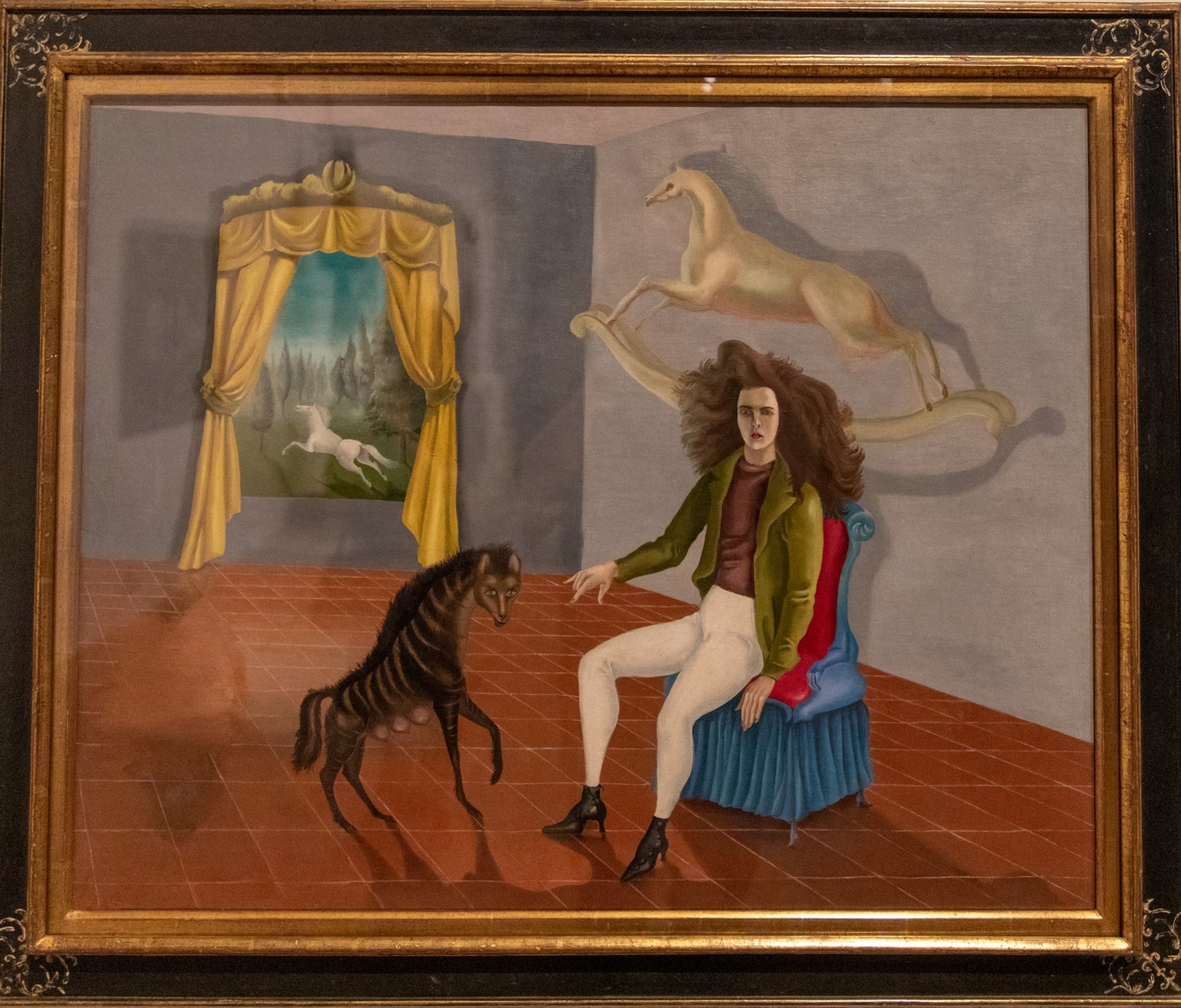 Self Portrait by Leonora Carrington in the Tate Modern Surrealism Beyond Borders exhibition, London, United Kingdom xkwx art, artist, artistic, arts, artwork, beautiful, beyond, borders, bright, briti ...
