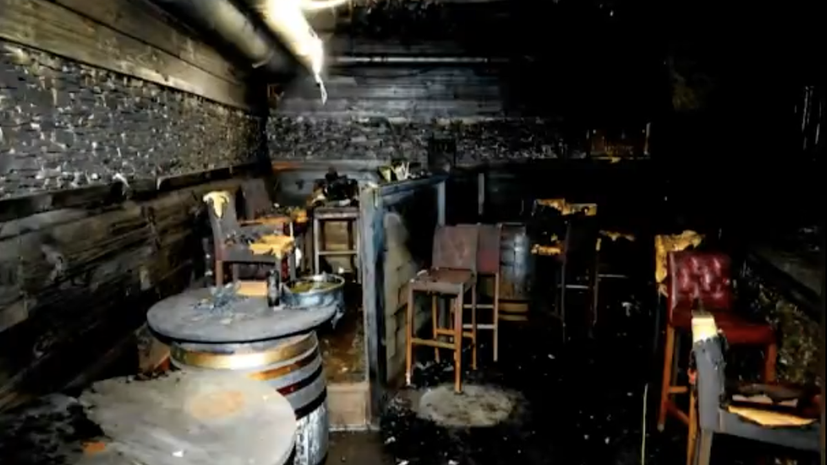 Bar Le Constellation in Crans-Montana nach Brand