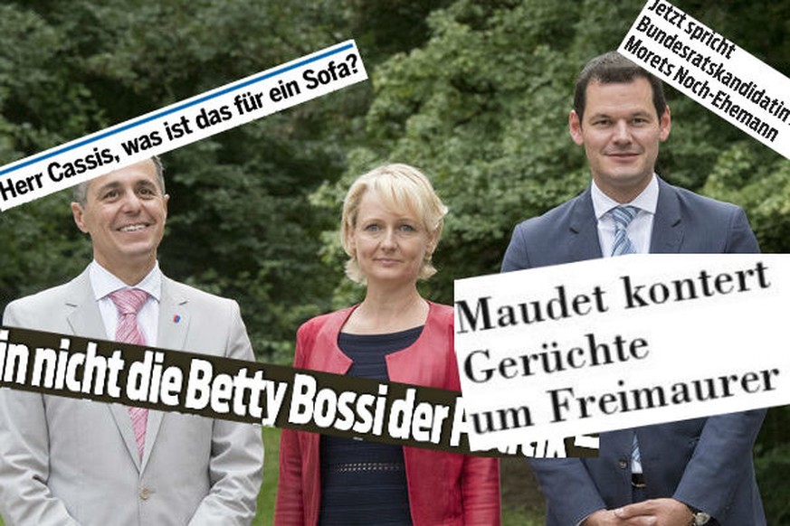 Freimaurer, Rosenkrieg, Sofamuster – die 9 absurdesten Schlagzeilen zur Bundesratswahl 