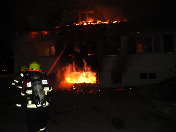 Rund 70 Feuerwehrleute standen im Einsatz.