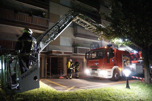 Rettungskräfte sind in Marly im Einsatz.
