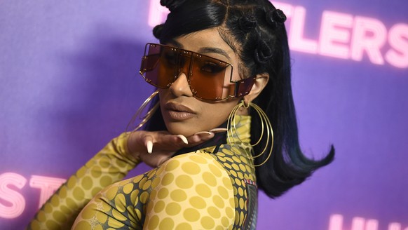 FILE - Cardi B arrives at a photo call for &quot;Hustlers&quot; on Aug. 25, 2019, in Beverly Hills, Calif . The rapper turns 29 on Oct. 11. New York City Mayor Eric Adams announced Wednesday that Card ...