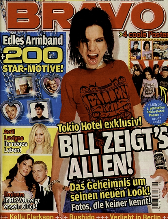 Bill Kaulitz in und auf der Bravo 2006