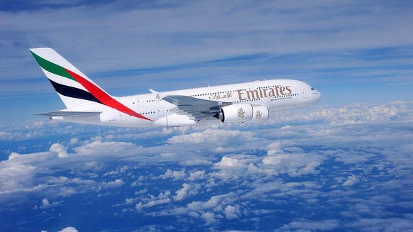 epa05073789 A handout photo dated 09 July 2008 and made available on 18 December 2015 shows Emirates Airline's Airbus A380 passenger jet at an undisclosed location. Emirates announced On 18 December 2 ...
