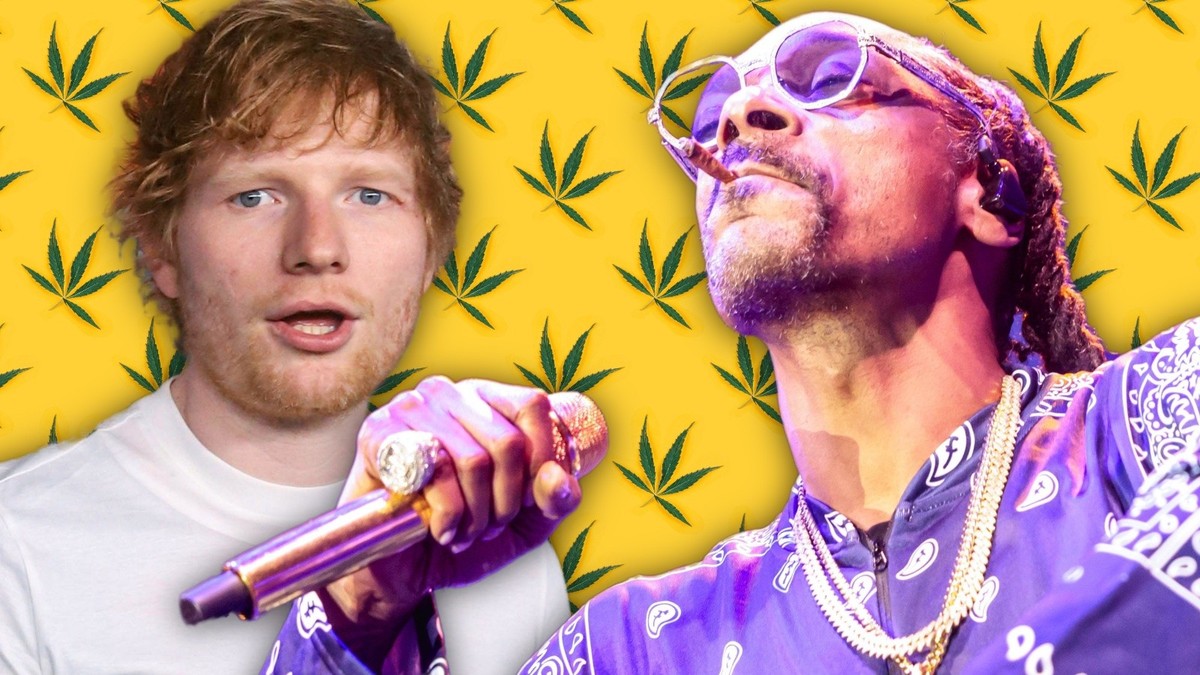 Ed Sheeran, Snoop Dogg und das Cannabis.