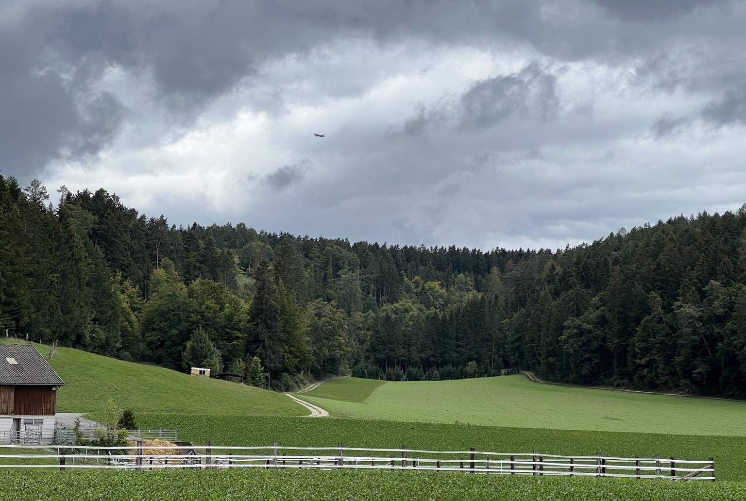 Das Haberstal, Ortsteil Windlach, Gemeinde Stadel ZH. Hier will die Nagra das Atommüll-Tiefenlager bauen.