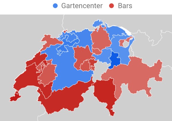 Wie googelt die Schweiz nach dem Coronavirus?