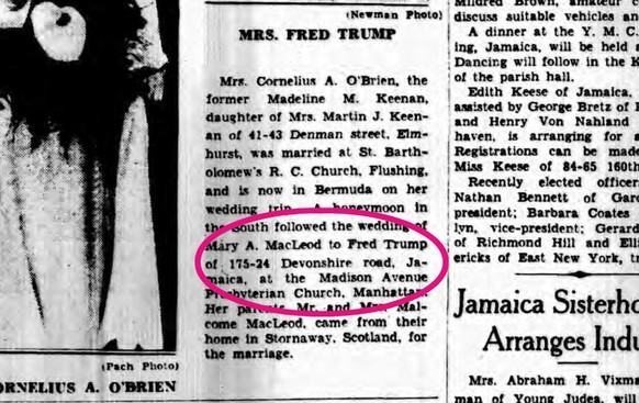 Ein Artikel der «Long Island Daily Press» (22. Januar 1936).