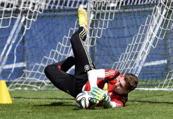 In drei Freundschaftsspielen kam Ron-Robert Zieler für Deutschland zum Einsatz, zuletzt vor der WM gegen Polen.