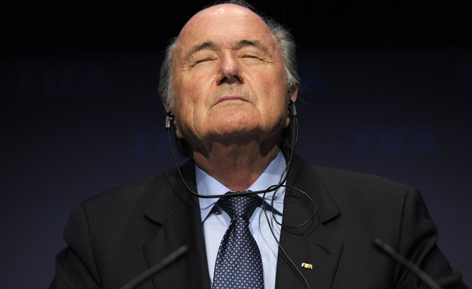 Er kann nicht anders: Sepp Blatter sieht seine Zeit noch nicht abgelaufen.