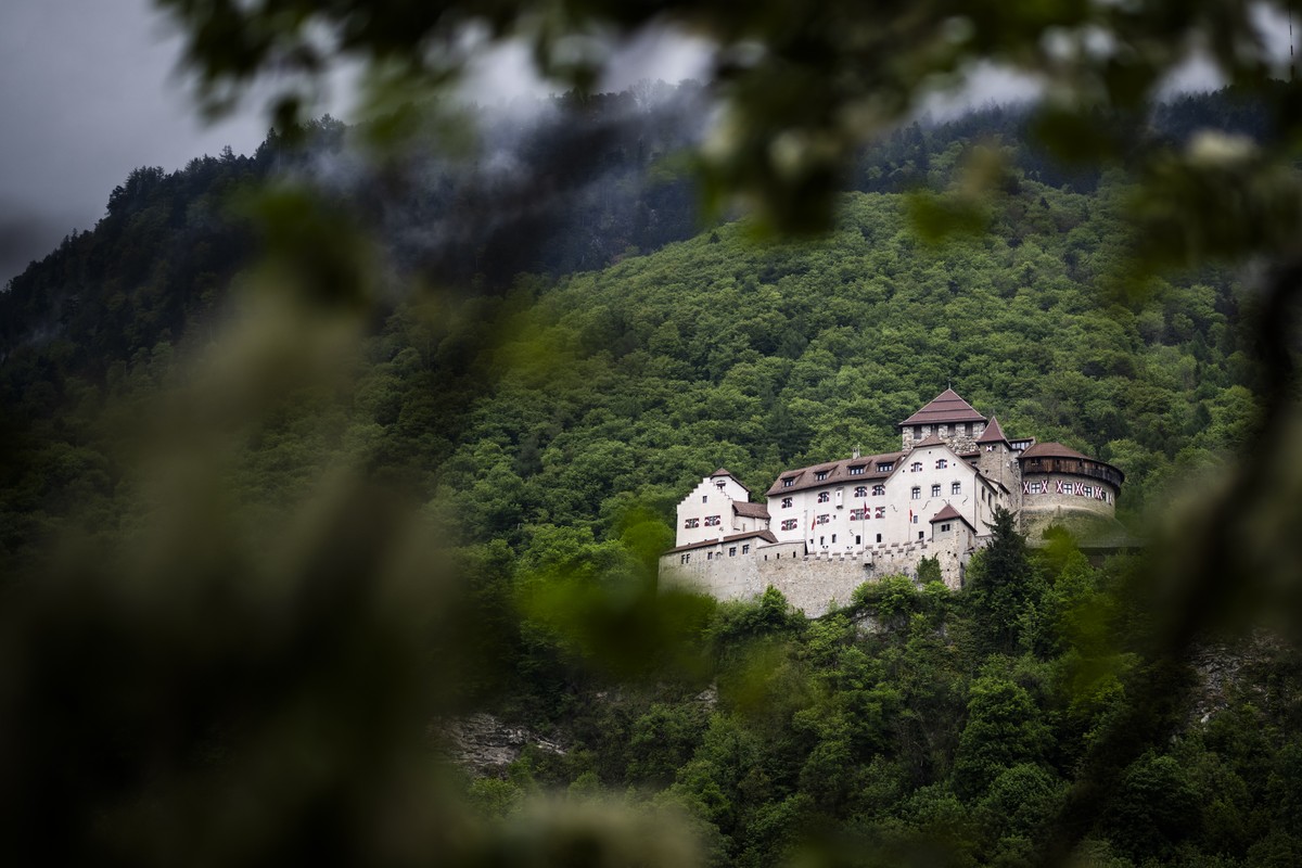 Schloss Vaduz, aufgenommen am Finance Forum Liechtenstein, am Mittwoch, 29. April 2026, in Vaduz. (KEYSTONE/Gian Ehrenzeller)