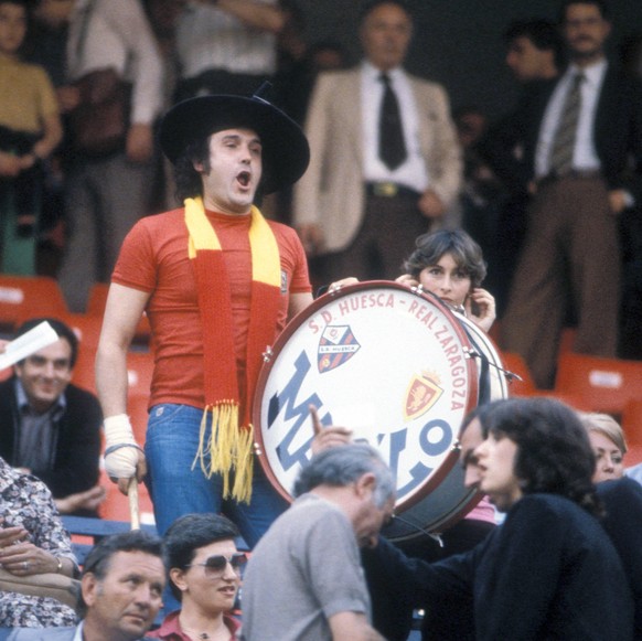 Bildnummer: 02627238 Datum: 12.06.1980 Copyright: imago/Sven Simon
Manolo - der spanische Trommler unterstützt nicht nur das Nationalteam Spaniens sondern auch SD Huesca sowie Real Zaragoza; Spanische ...