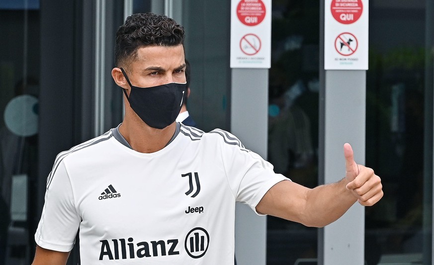 epa09366780 Juventus&#039; player Cristiano Ronaldo at J Medical Center of Juventus, in Turin, Italy, 26 July 2021. EPA/Alessandro Di Marco