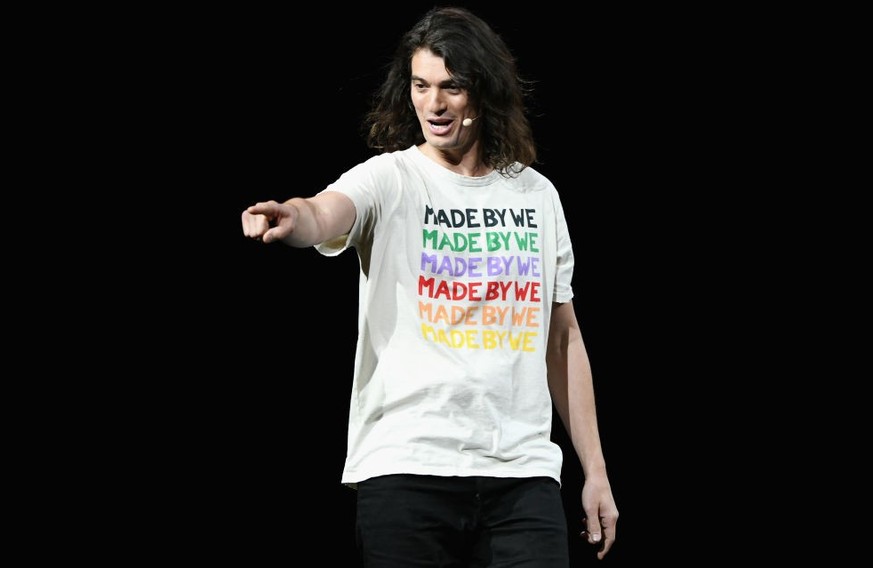 LOS ANGELES, CA - JANUARY 09: Adam Neumann speaks onstage during WeWork Presents Second Annual Creator Global Finals at Microsoft Theater on January 9, 2019 in Los Angeles, California. (Photo by Micha ...