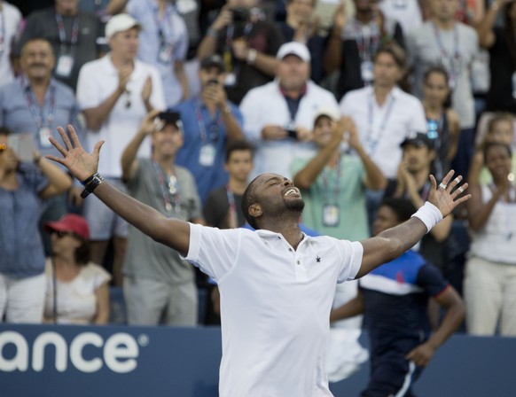 05.09.2015; New York; Flushing Meadows; Tennis - US Open 2015; Jubel Donald Young (USA) (Javier Rojas/Zuma Sports Wire/freshfocus)