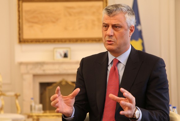 Kosovo&#039;s President Hashim Thaci gives an interview for REUTERS in his office in Kosovo&#039;s capital Pristina, January 16, 2017. REUTERS/Hazir Reka