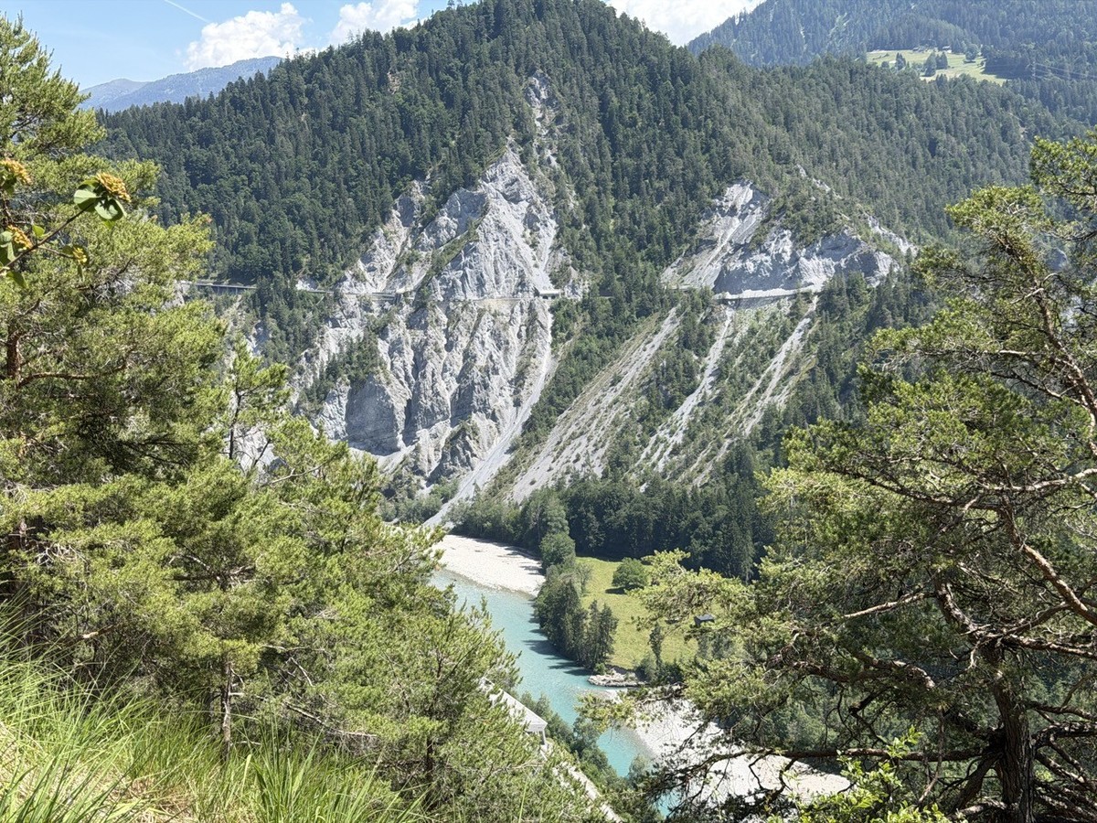 Rheinschlucht Ruinaulta Schweiz der Rekorde