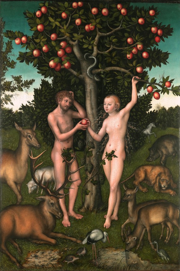 «Adam und Eva» von Lucas Cranca d.Ä. (1526)