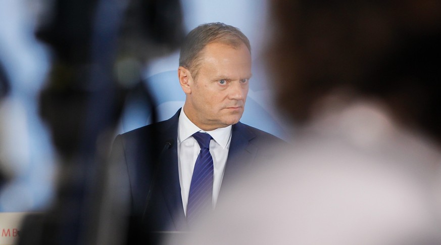 EU-Ratspräsident Donald Tusk .