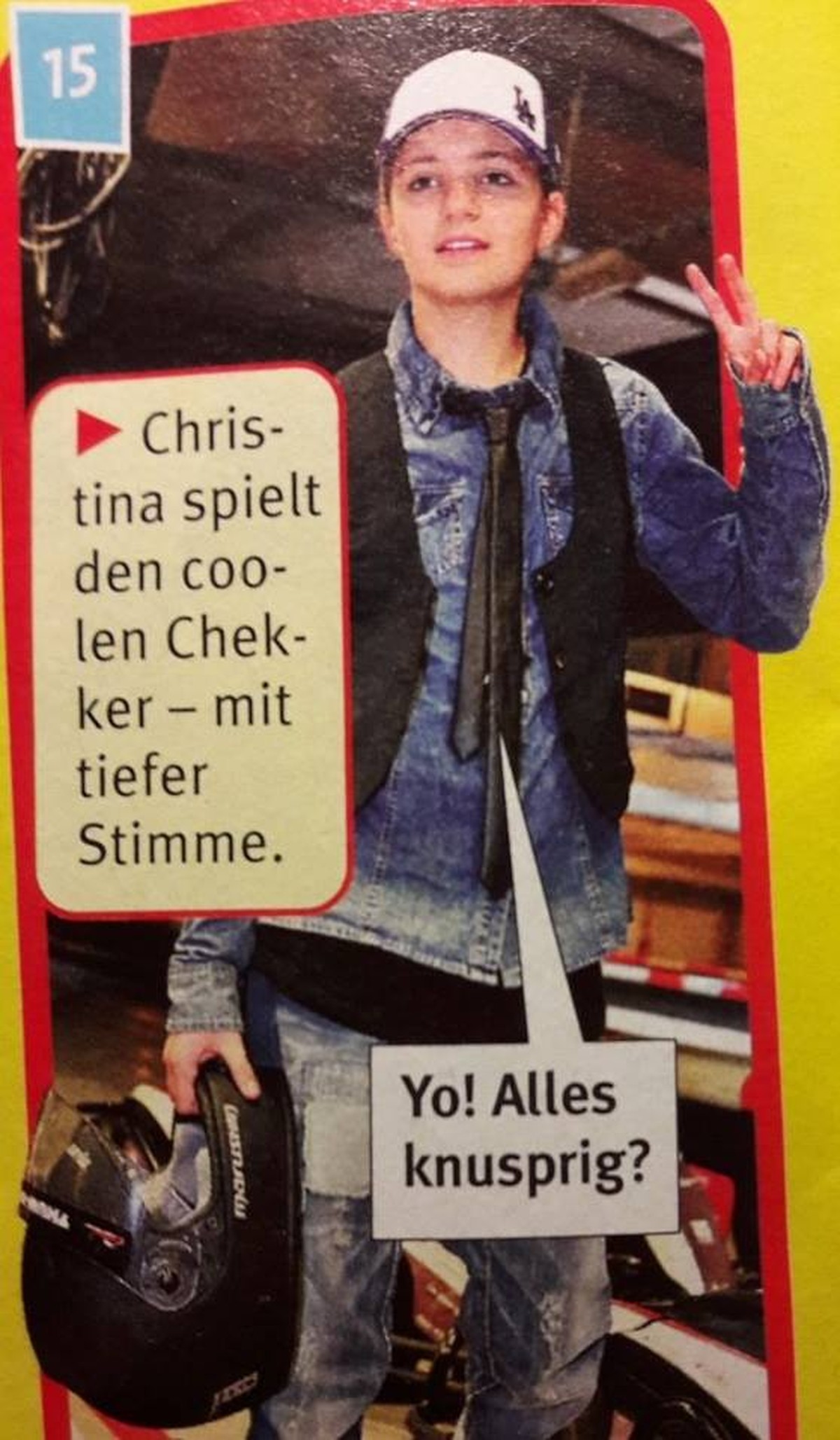 Könnte auch in der Zweifel-Chips-Werbung auftreten: der Checker.