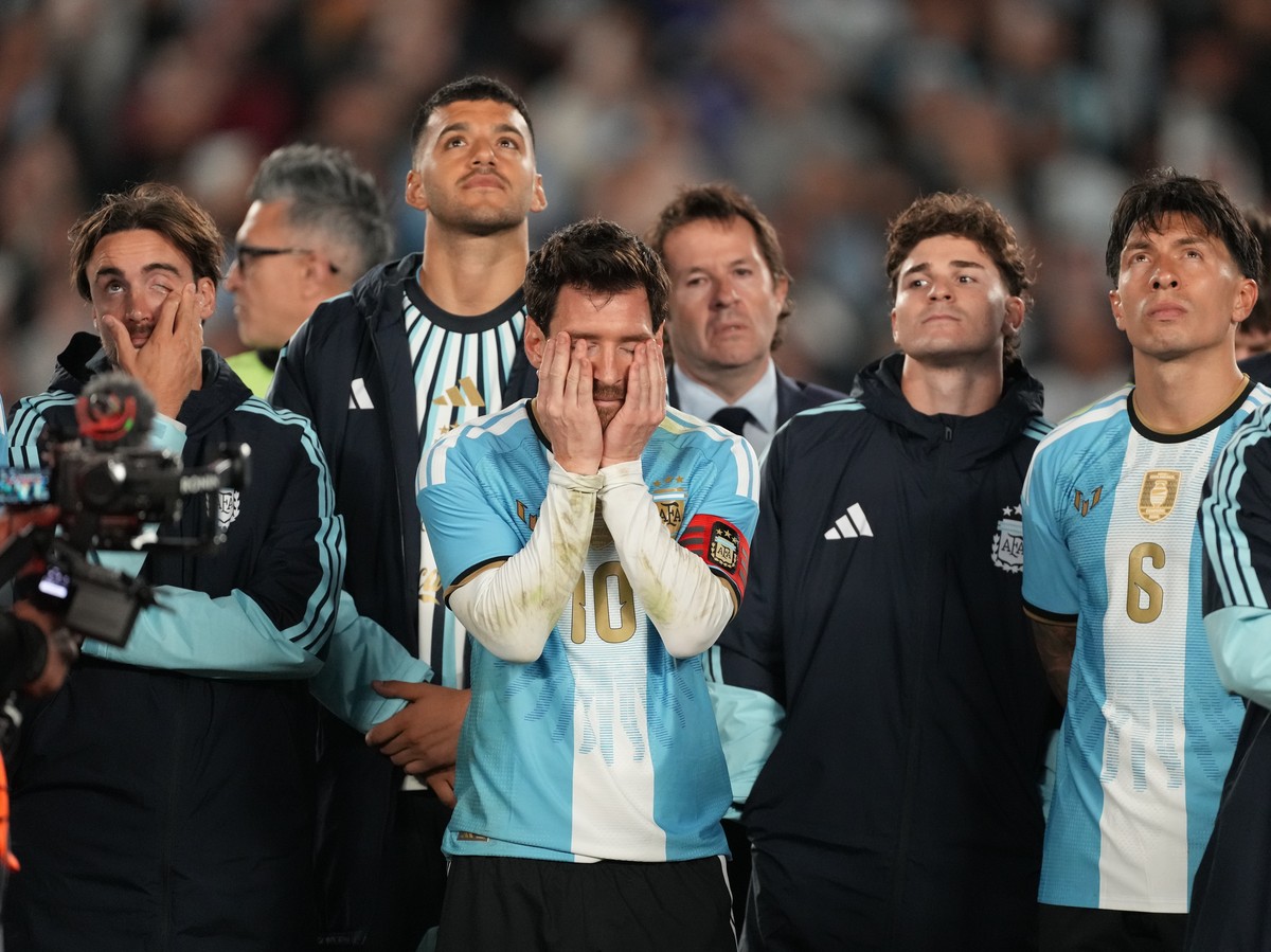 <p>Der argentinische Captain konnte die Emotionen nicht mehr zurückhalten.</p>