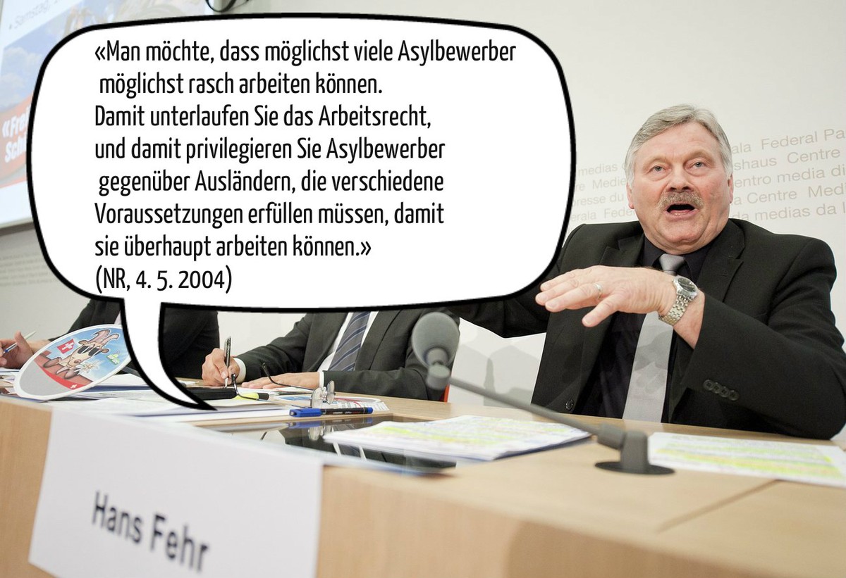 Schwarzarbeitende Asylbewerber unterlaufen das Arbeitsrecht? Man höre und staune!
