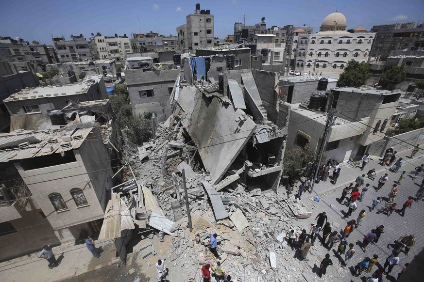 Bild der Zerstörung von Gaza-Stadt.