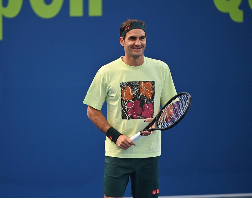 Exxon Mobil Open 2021 Roger Federer , Switzerland *** Exxon Mobil Open 2021 Roger Federer , Switzerland