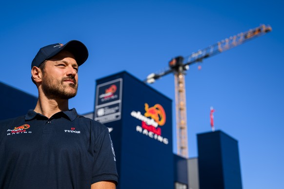 Nico Stahlberg, member of the Power Group of Alinghi Red Bull Racing poses during a media visit to the new base of Alinghi Red Bull Racing, in Barcelona, Spain, Wednesday, September 13, 2023. The Swis ...
