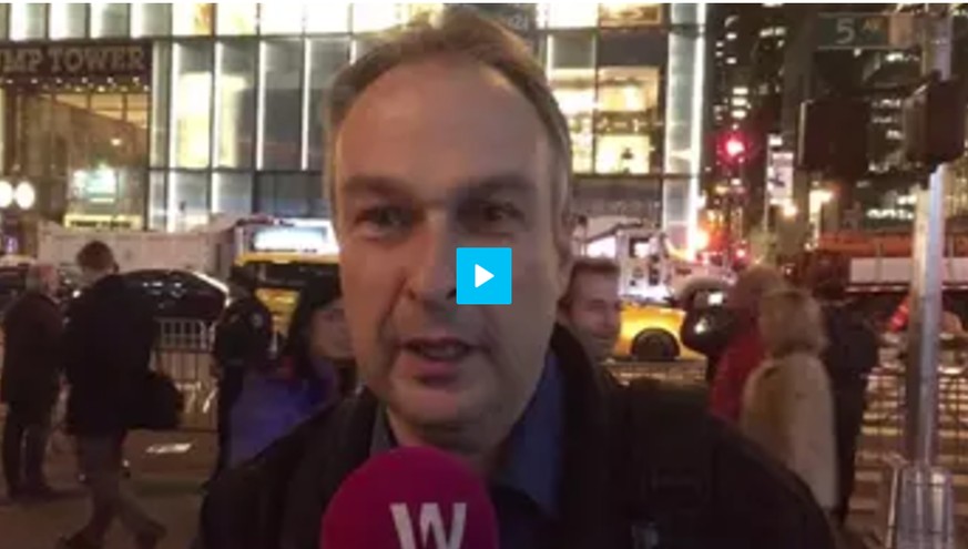 Video-Ticker aus New York: «Der Trump Tower ist abgeriegelt»
