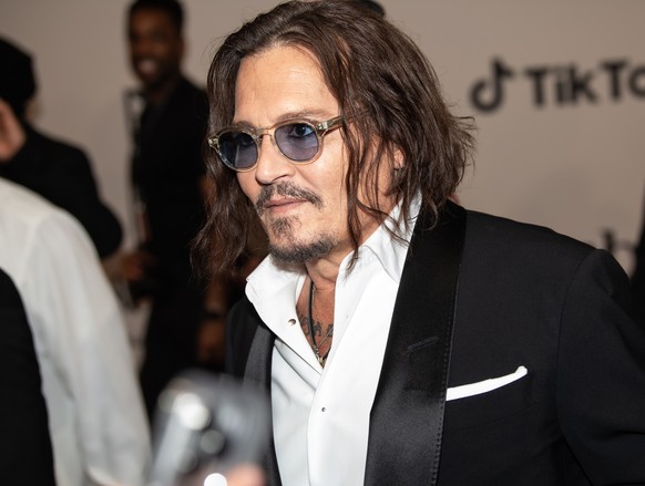 epa11773528 US actor Johnny Depp attends the award ceremony of the Red Sea International Film Festival 2024 in Jeddah, Saudi Arabia, 12 December 2024. The fourth Red Sea International Film Festival ru ...
